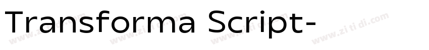 Transforma Script字体转换